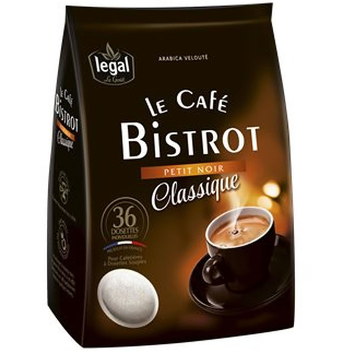 LEGAL Le Café Bistrot Dosettes de café classique