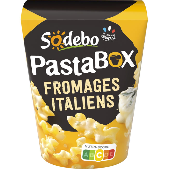 SODEBO Pasta Box Fusilli aux fromages italiens