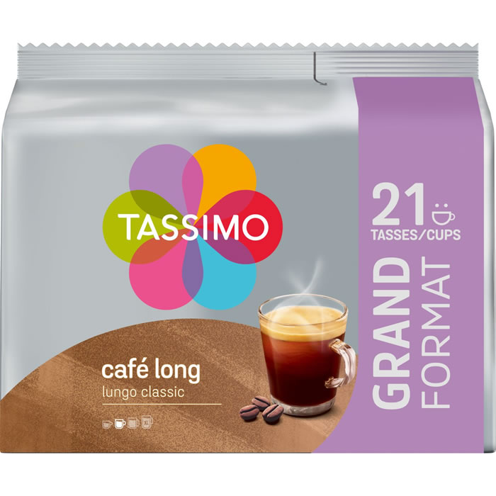 TASSIMO Dosettes de café allongé classique