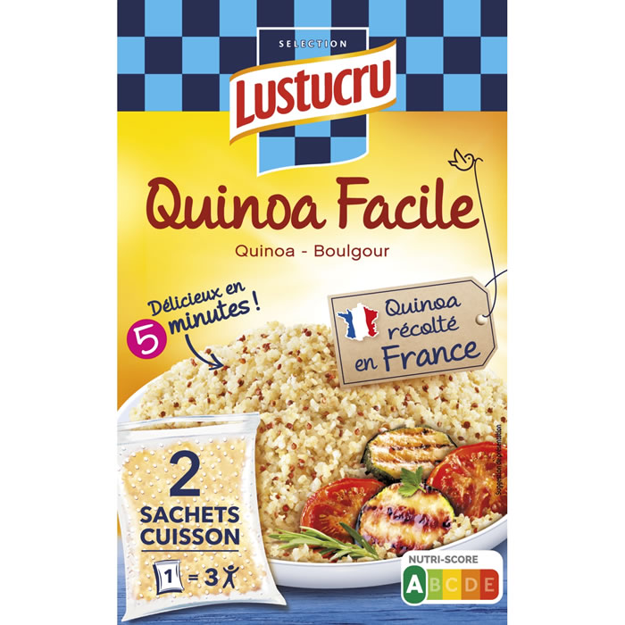 LUSTUCRU Boulgour et quinoa nature
