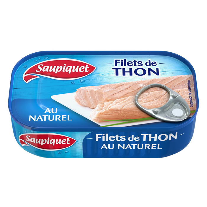 SAUPIQUET Filets de thon au naturel