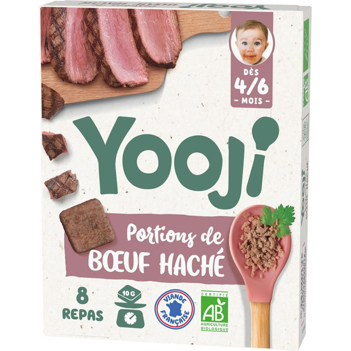 YOOJI Galet de boeuf haché dès 4 mois bio