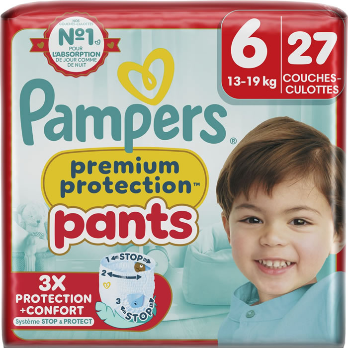 PAMPERS Couches-culottes taille 6 (13-19 kg )