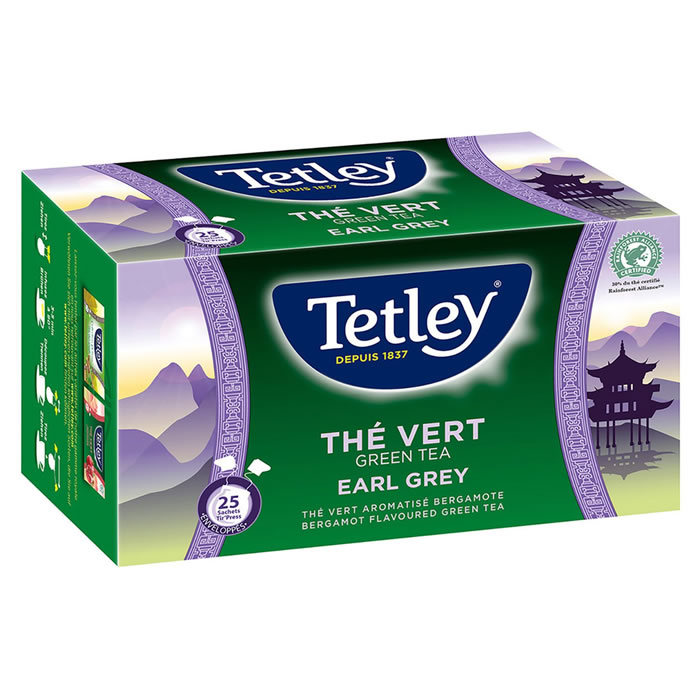 TETLEY Thé vert earl grey