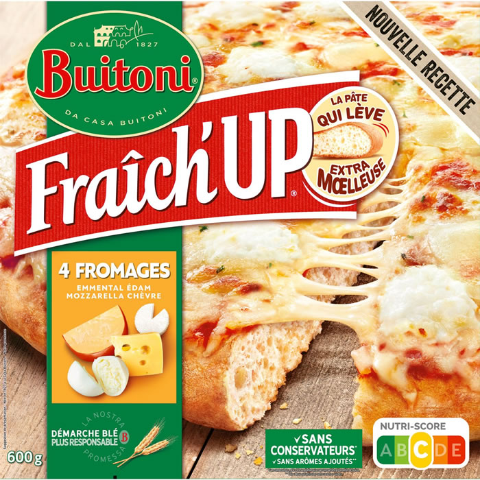 BUITONI Fraîch'Up Pizza 4 fromages