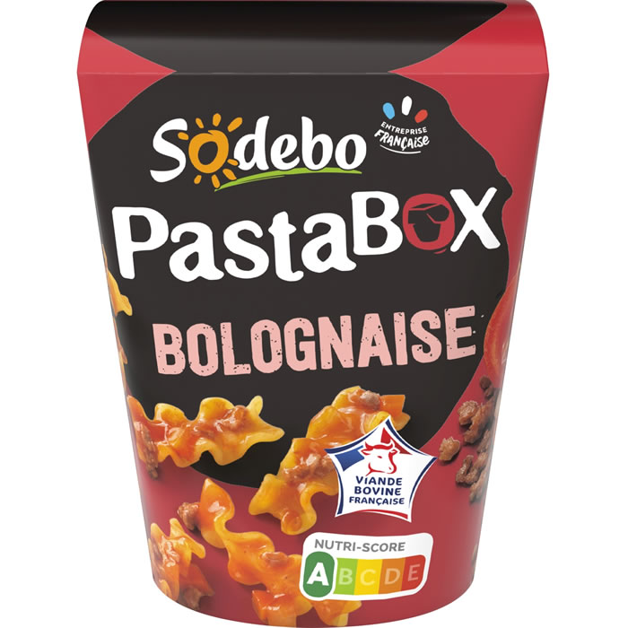 SODEBO Pasta Box Fusilli à la bolognaise