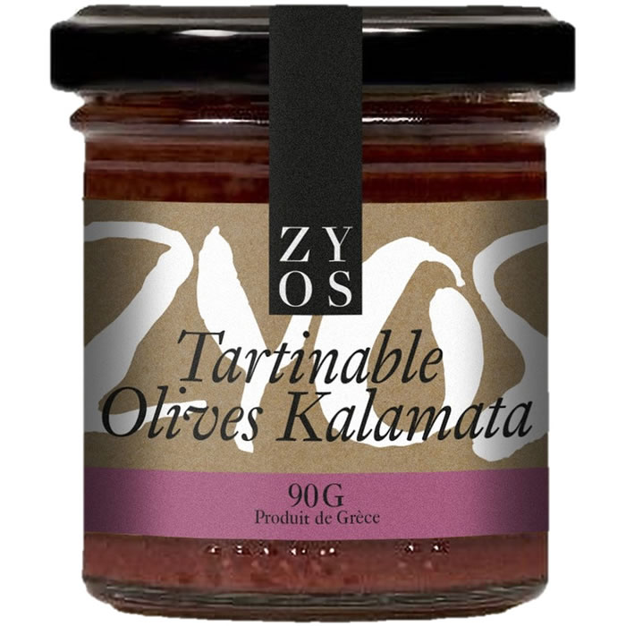 ZYOS Tartinable d'olives kalamata bio