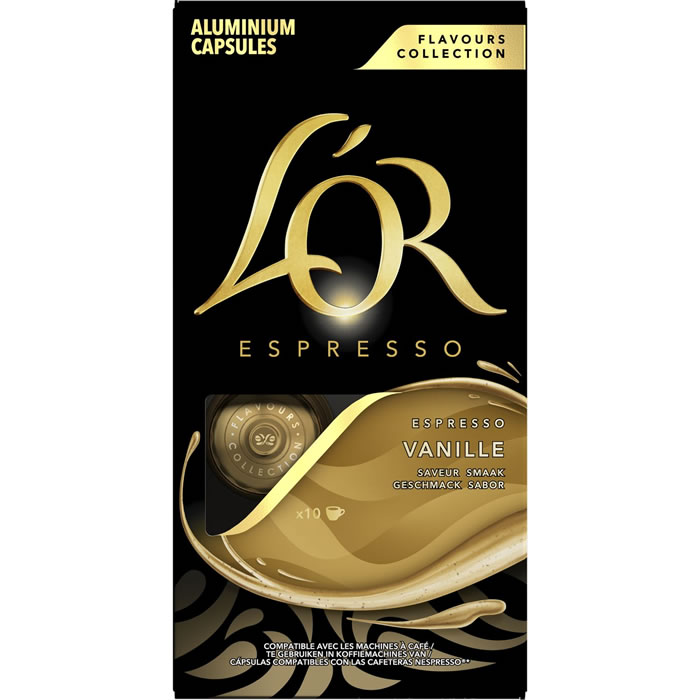 L'OR : Espresso - Capsules de café vanille - chronodrive