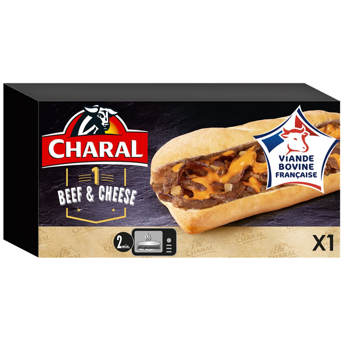 CHARAL Beef & Cheese Sandwich au boeuf et cheddar fondu