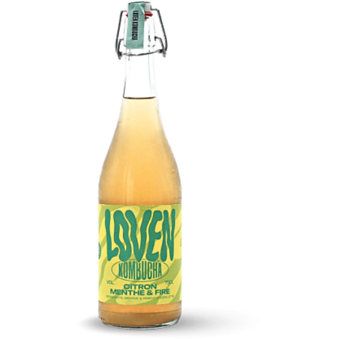 LOVEN Kombucha citron menthe bio