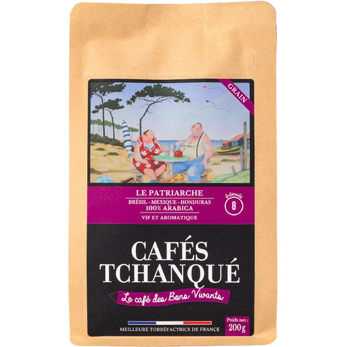 CAFE TCHANQUE Le Patriarche Café en grain pur arabica N°8