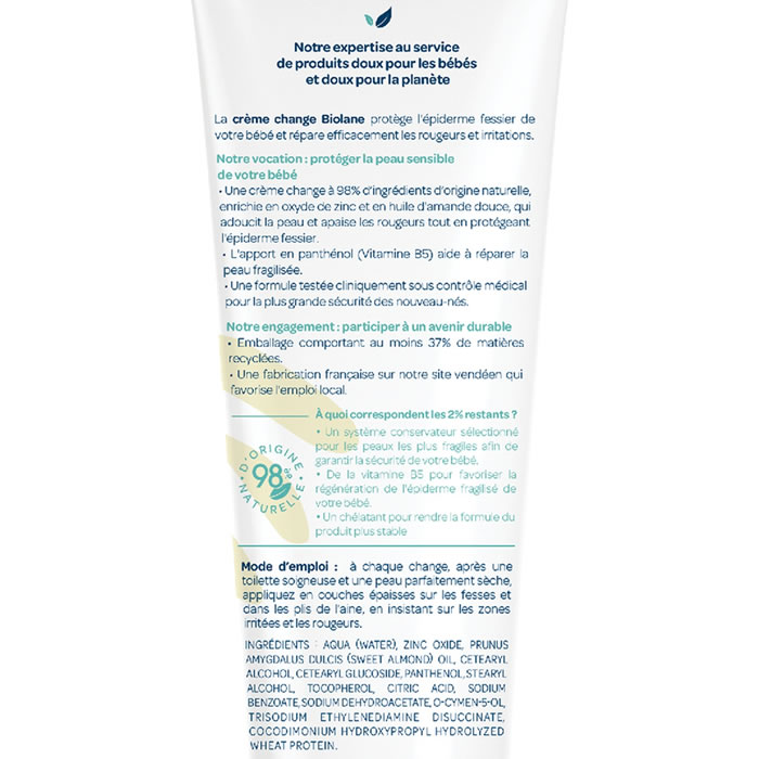 BIOLANE : Dermo-pédiatrie - Crème de change - chronodrive