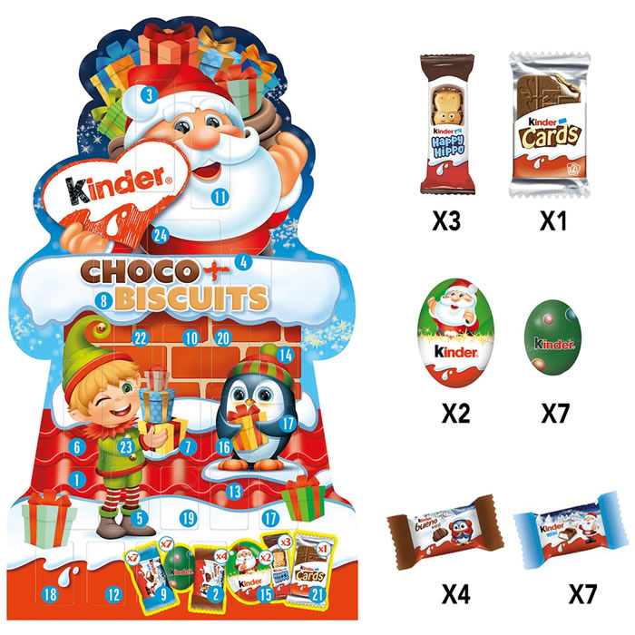 Calendrier de l'Avent Biscuits Kinder Choco — Sweet Center