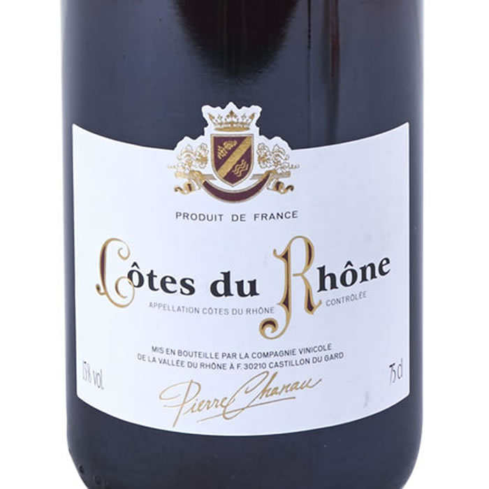 CÔTES DU RHÔNE - AOC : Pierre Chanau - Vin rouge - chronodrive