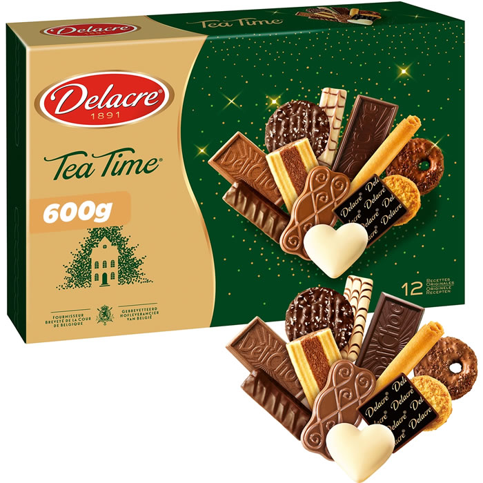 DELACRE : Tea Time - Assortiment de biscuits - chronodrive